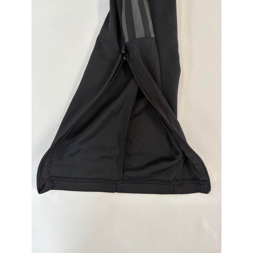 Adidas Kids Soccer Training Pants Black Grey Size S 9-10Y Joggers - Picture 8 of 9